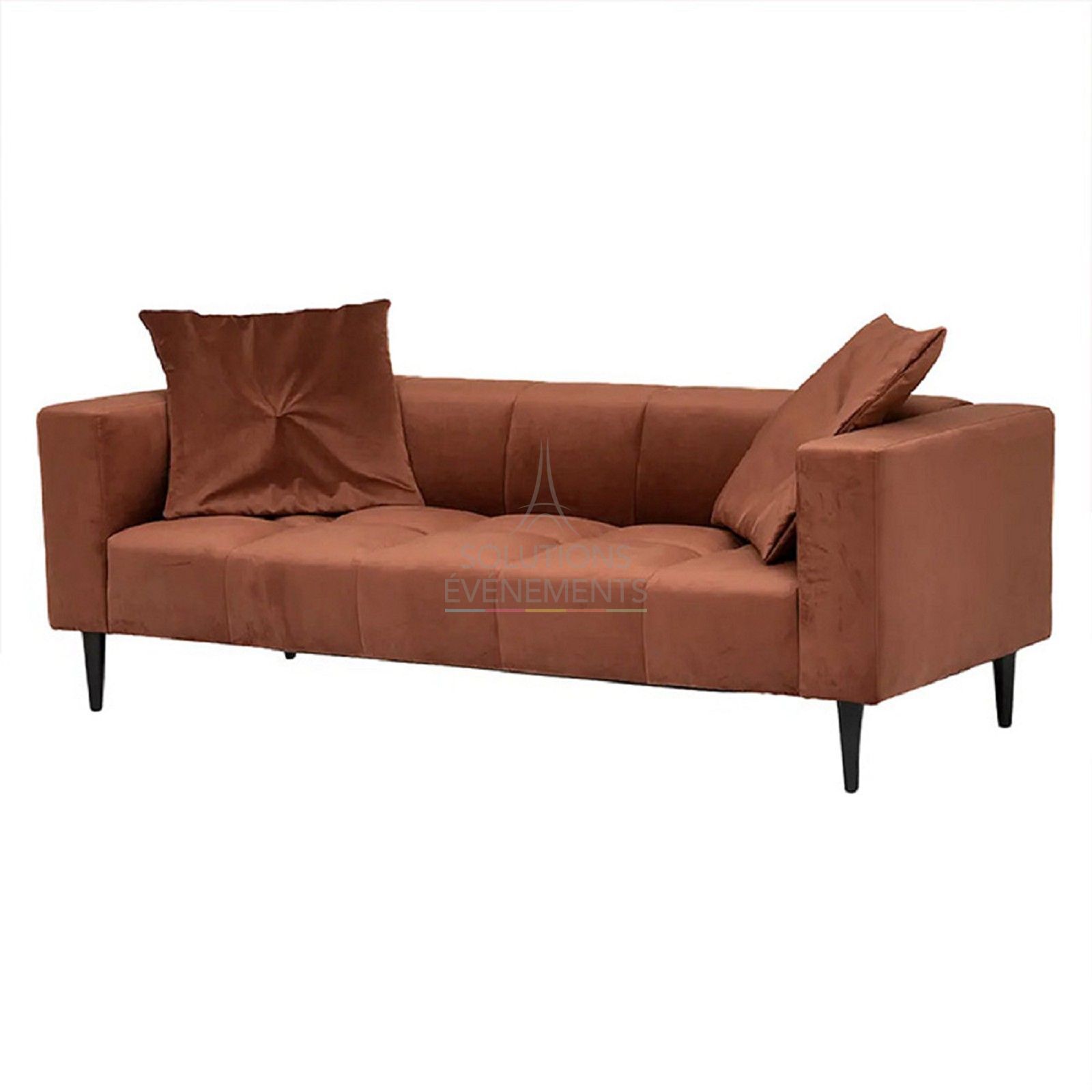 3-4 seater velvet sofa rental