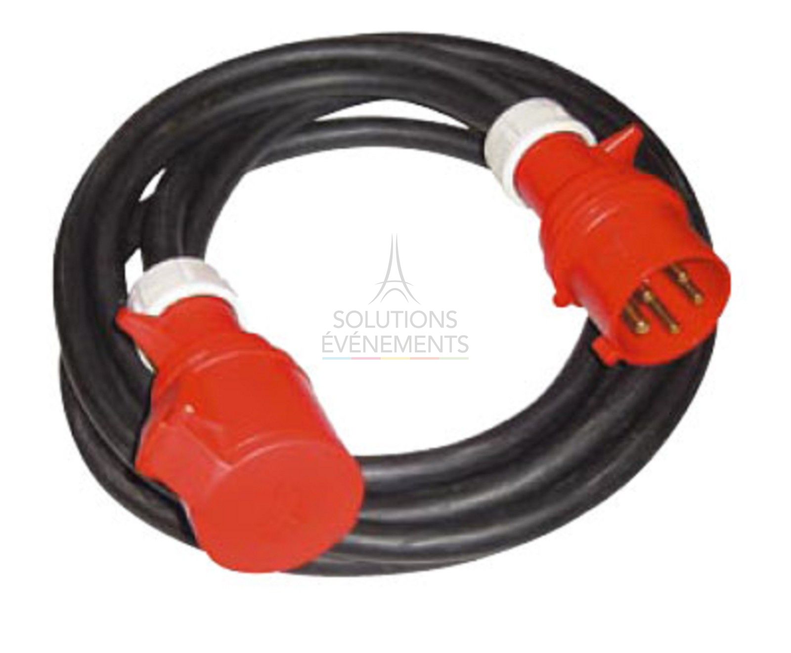 Rental extension cable 10M P17 32A tri