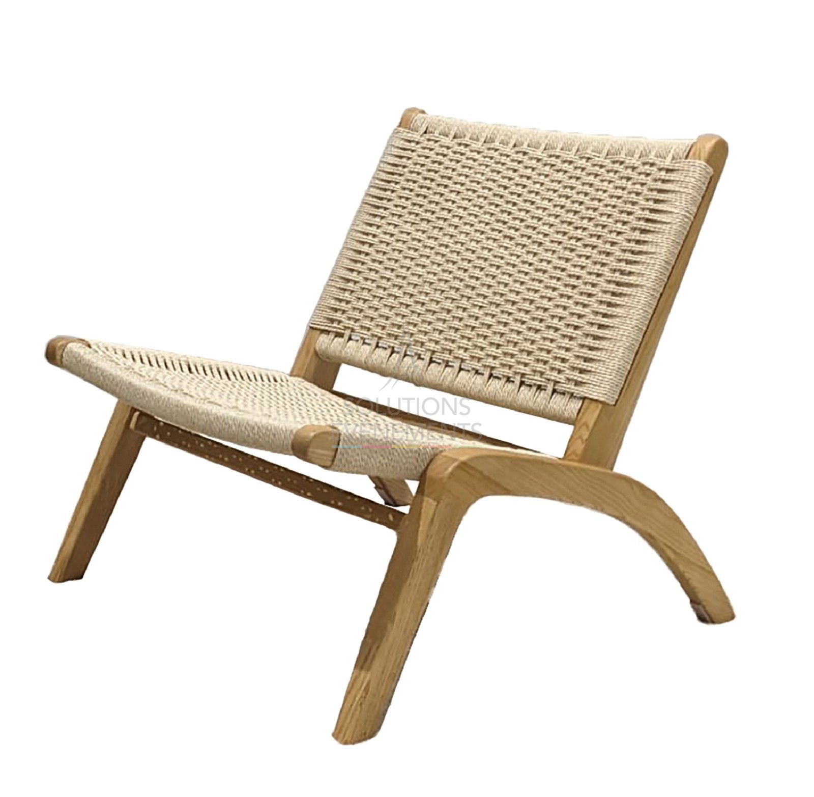 Location fauteuil Deauville en bois d'orme