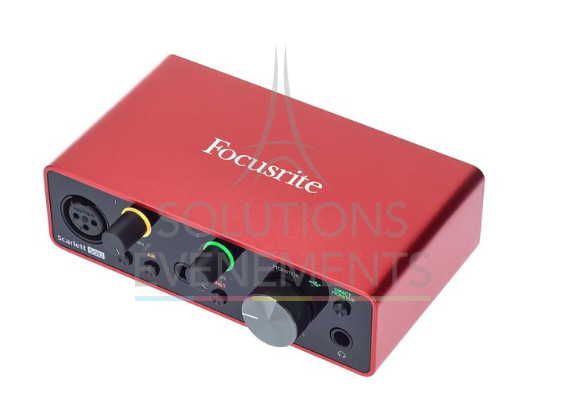 Scarlett USB external sound card rental