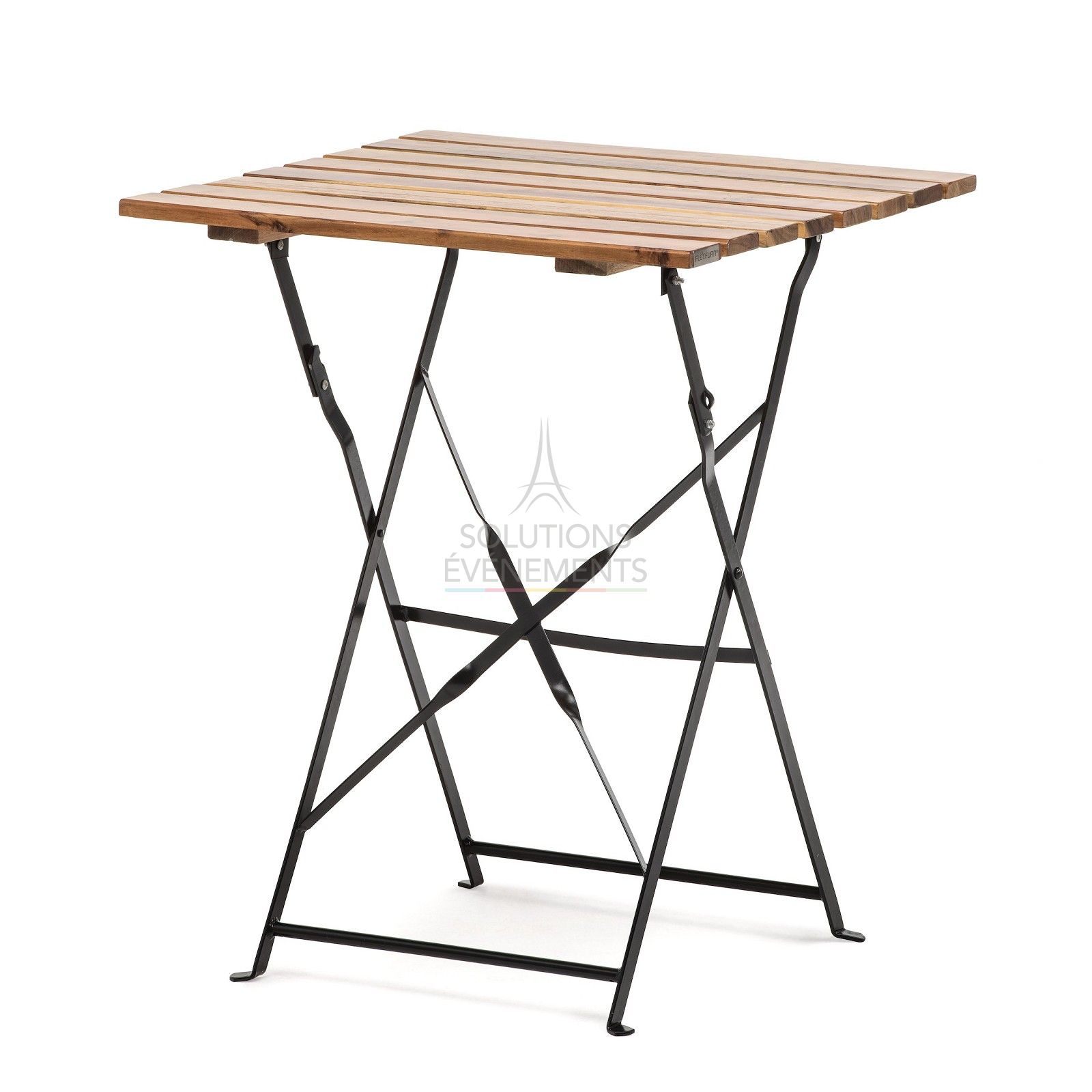 Location de table pliante en bois