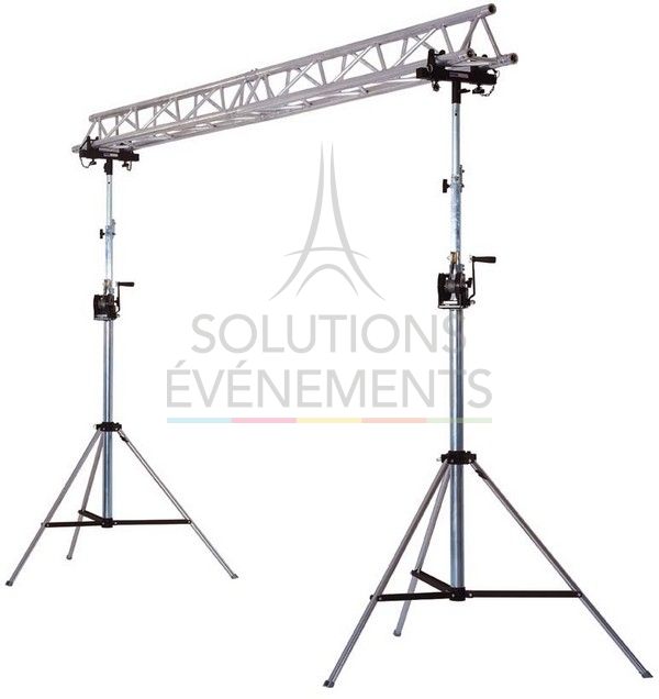 Rental of gantry structure for lighting