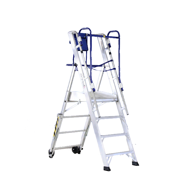 Stepladder rental ladder to safety standards