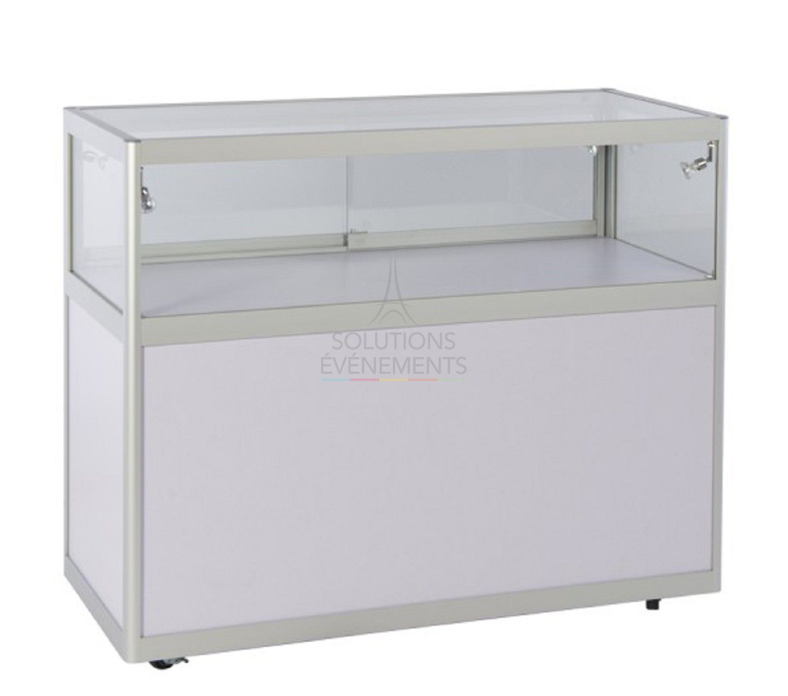 Rental of counter display cases to display your products