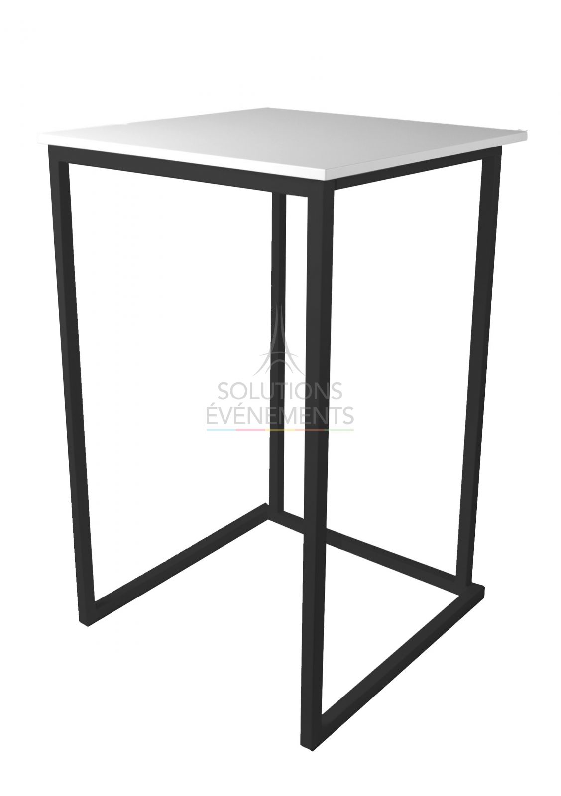 Rental of designer standing tables