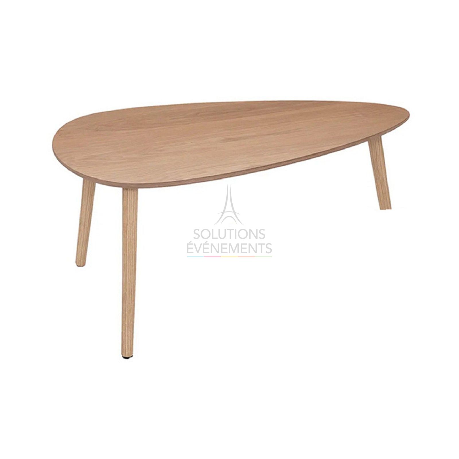 Scandinavian style coffee table rental