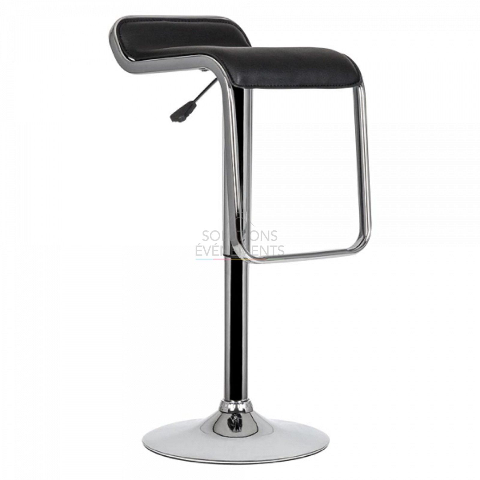 Rental of black bar stool