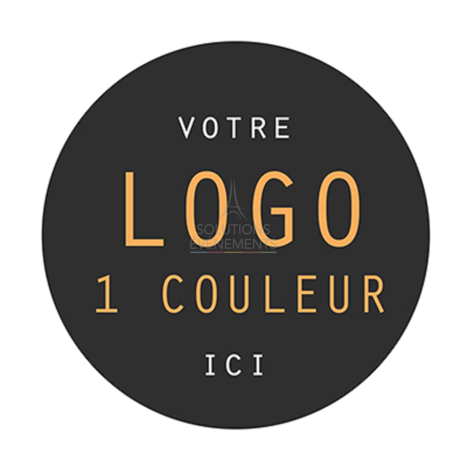 Fabrication de gobos pour projection de logos personnalisés 1 couleur