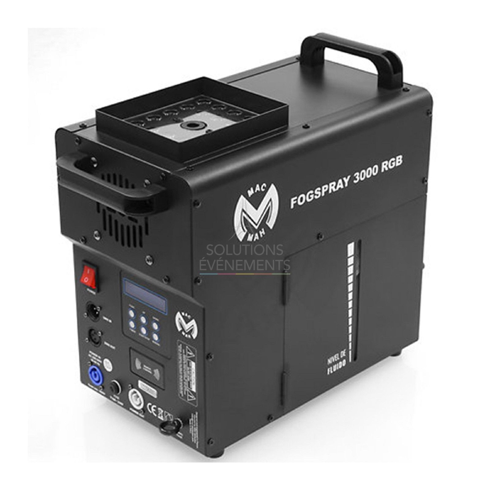 Rental of a 3000W smoke machine with RGB LED