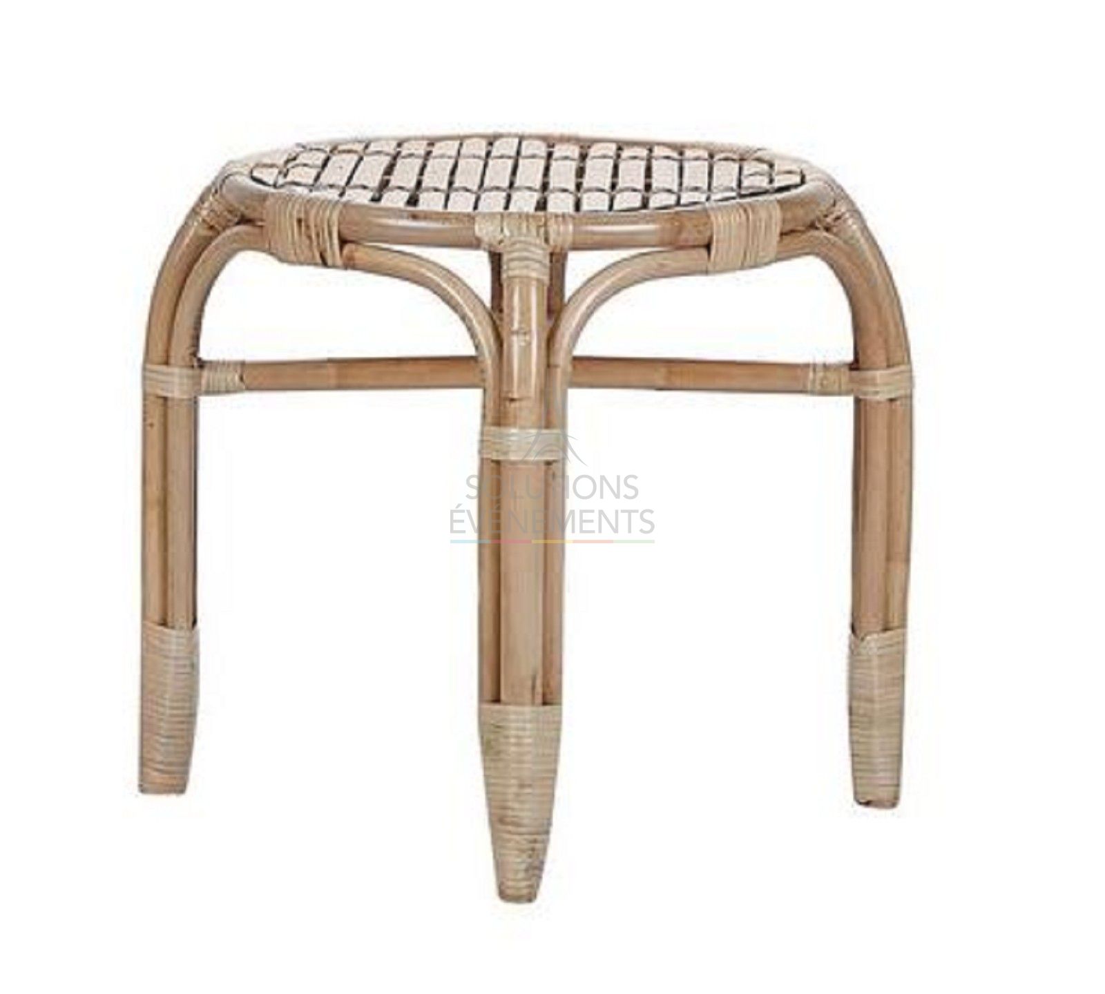 Rattan coffee table rental. 43cm diameter tray