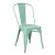 Rental of industrial green metal chair