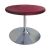 Rental of burgundy coffee table diameter 70cm