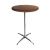 Rental of high standing chocolate table, diameter 70cm