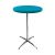 Rental of turquoise high dining table diameter 70cm