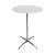 Rental of white standing high table, diameter 70cm