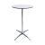 Rental of white standing high table, diameter 60cm