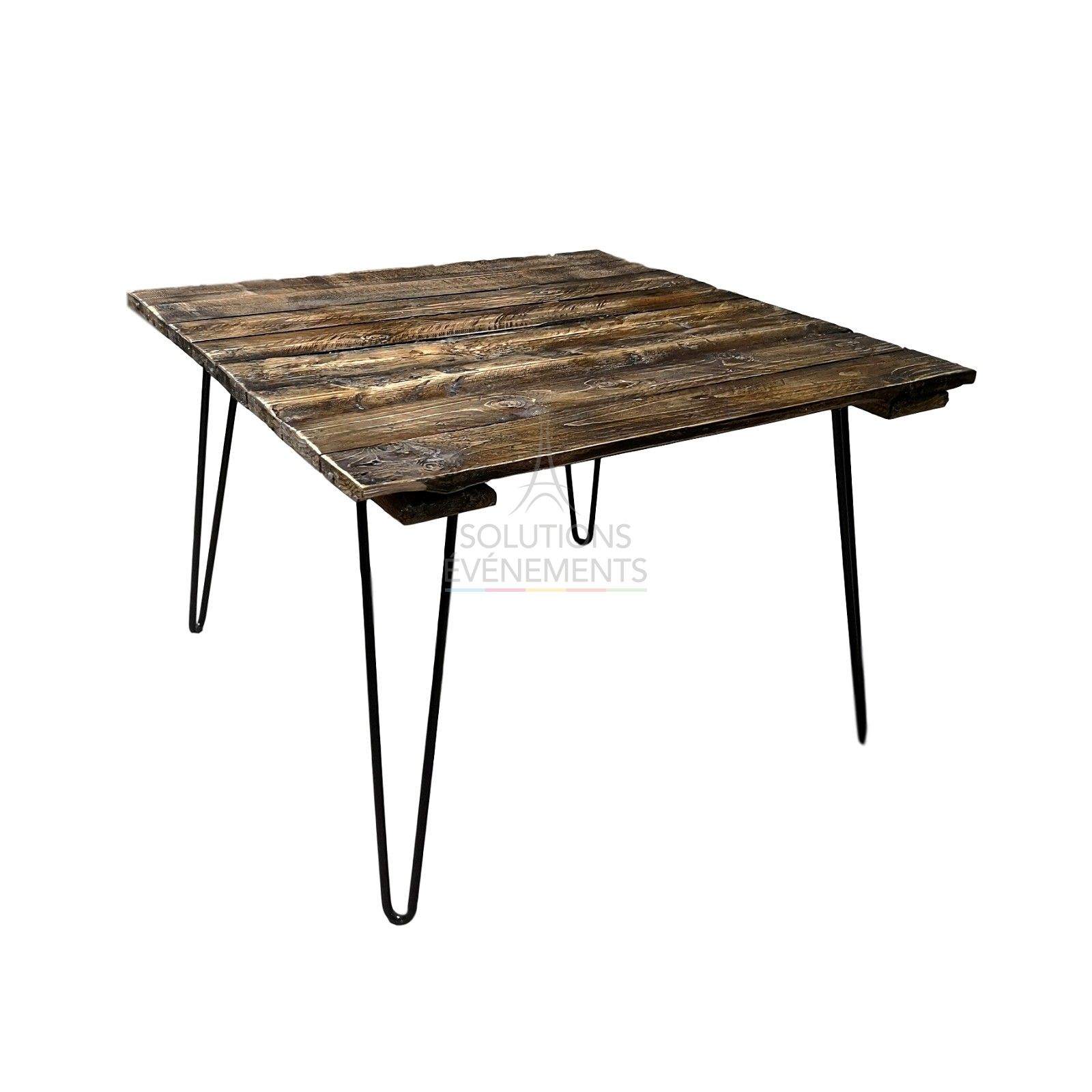 Rental of vintage and industrial design coffee table