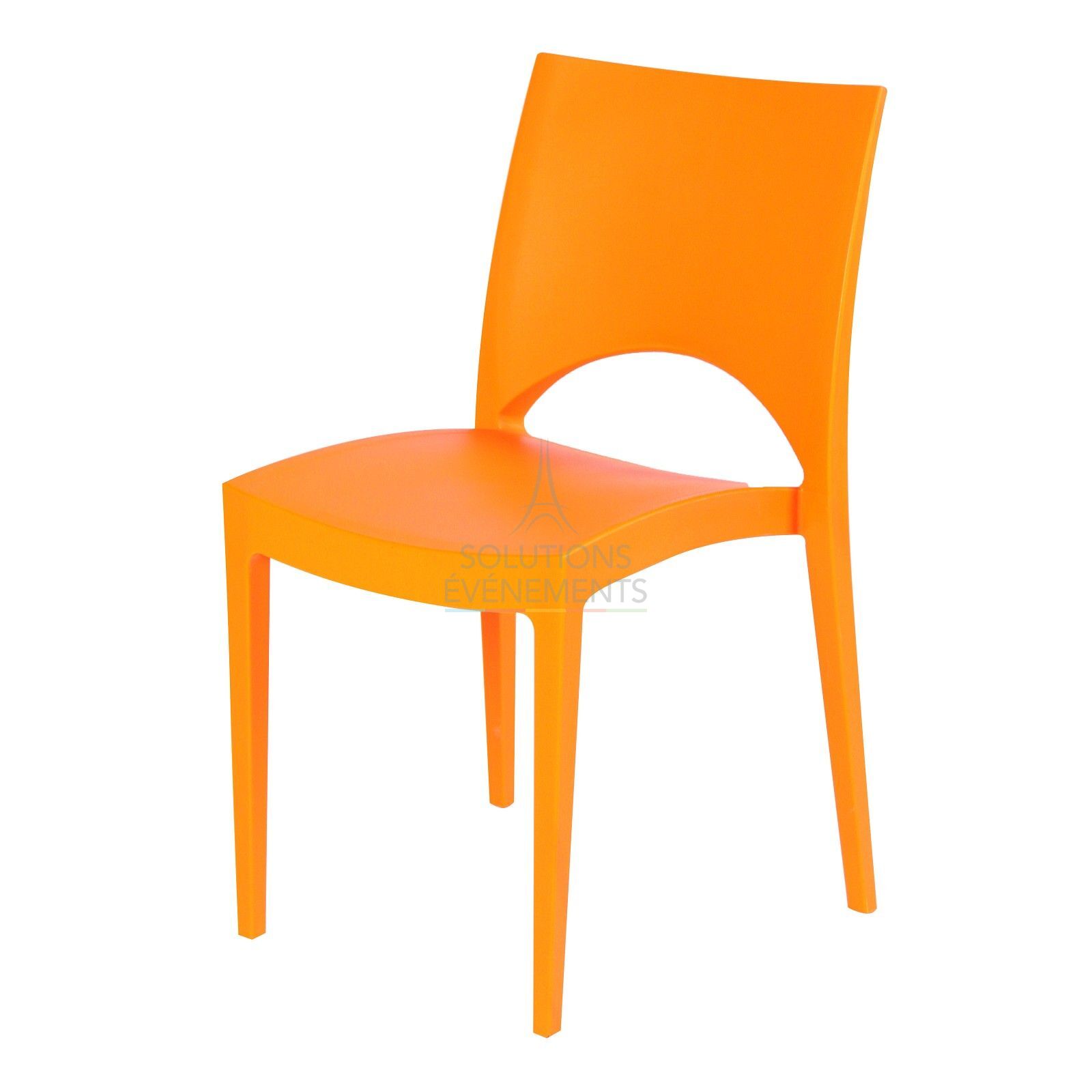 Orange chair rental for reception and seminar