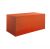 Rental of designer buffet with an orange cover