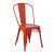 Rental of industrial orange metal chair