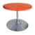 Rental of orange coffee table diameter 70cm