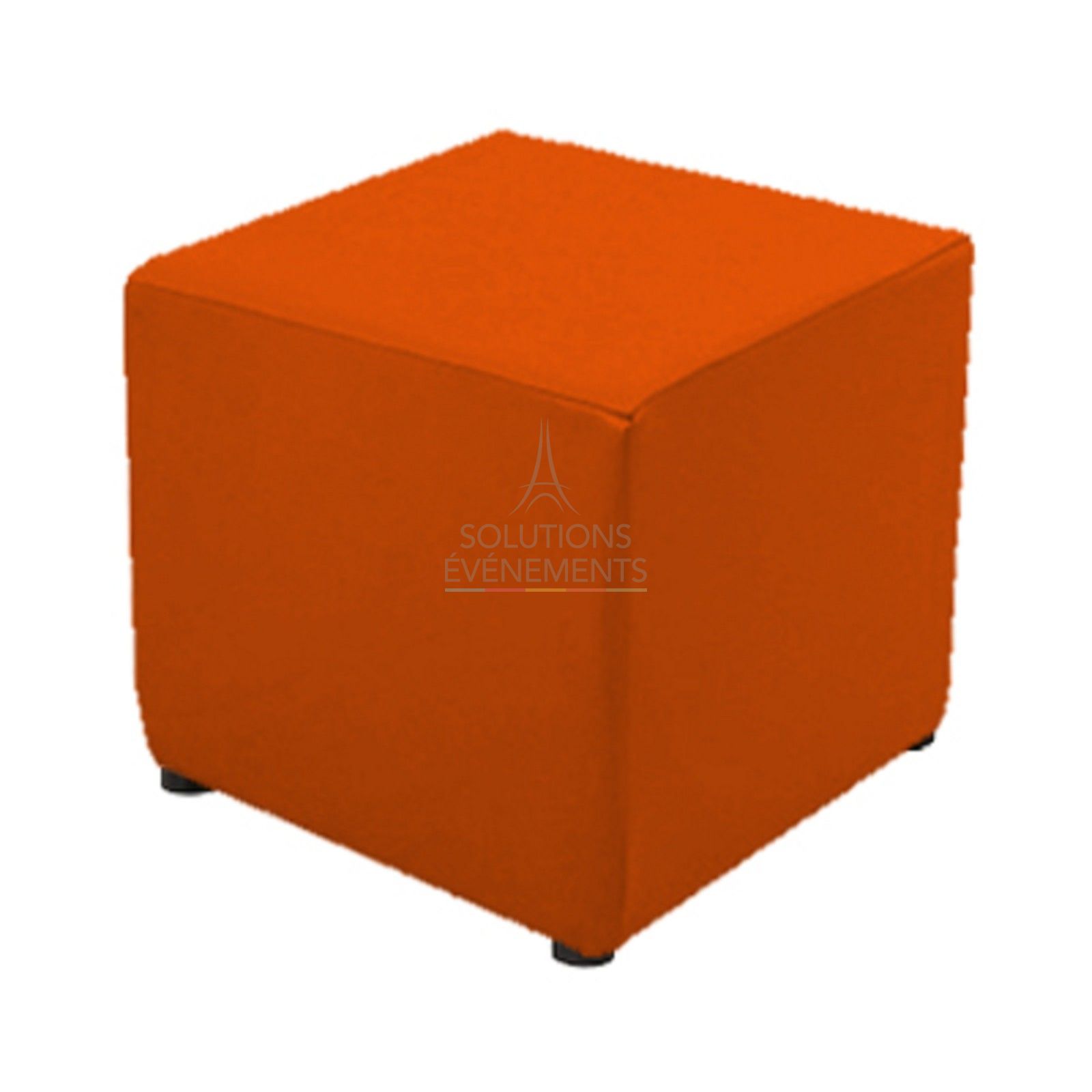 Orange beanbag rental for events