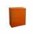 Rental orange quarter folding buffet cover