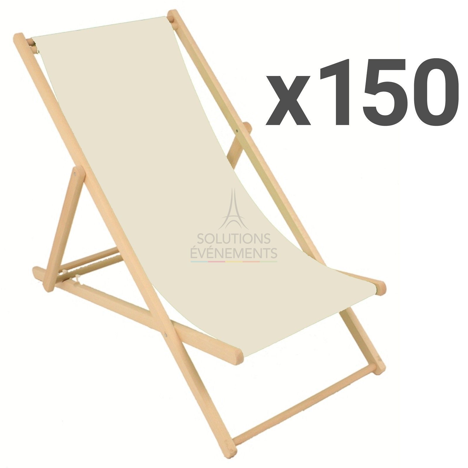 Rental of 150 Chilean deck chairs