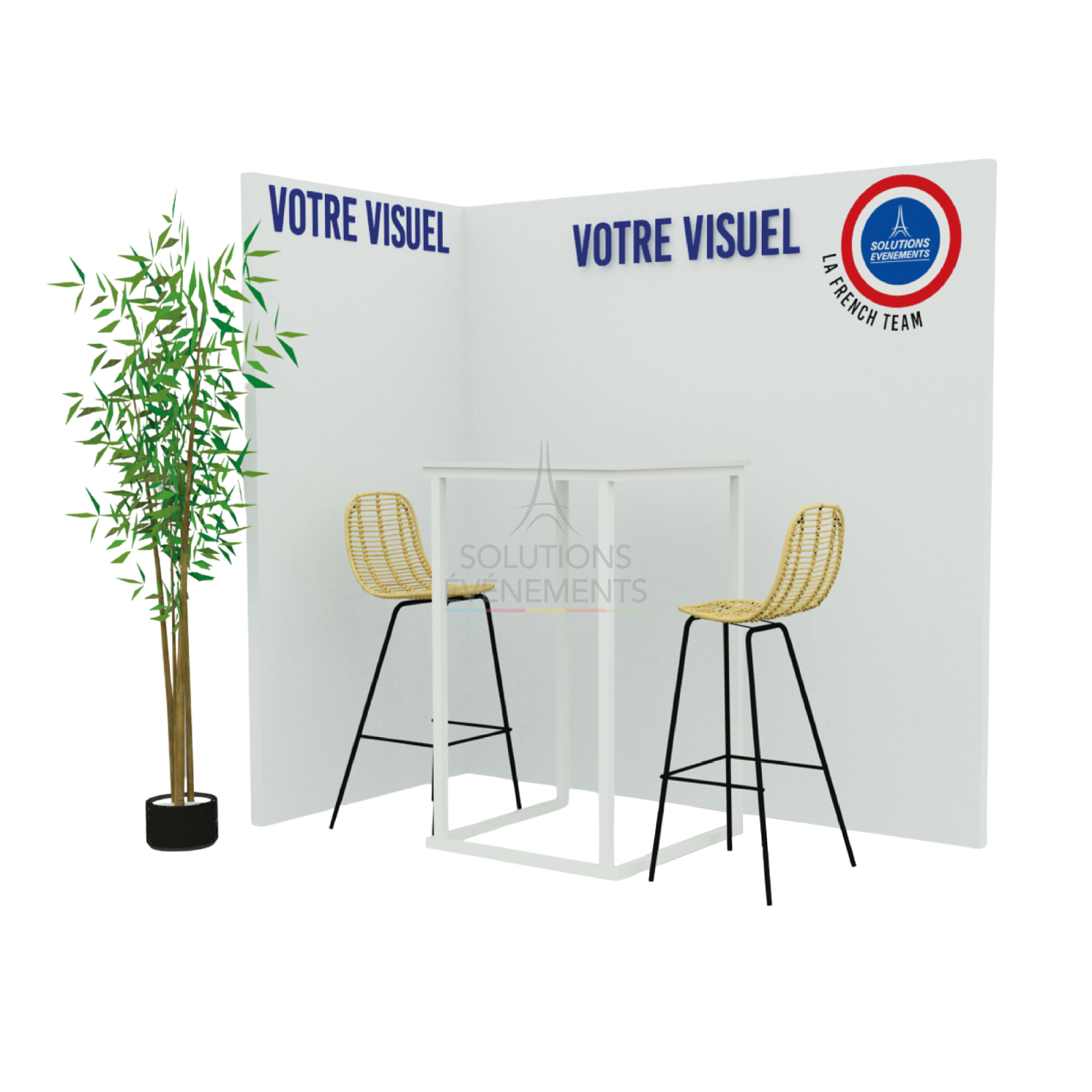 Location pack personnalisable stand exposition - Villepinte L