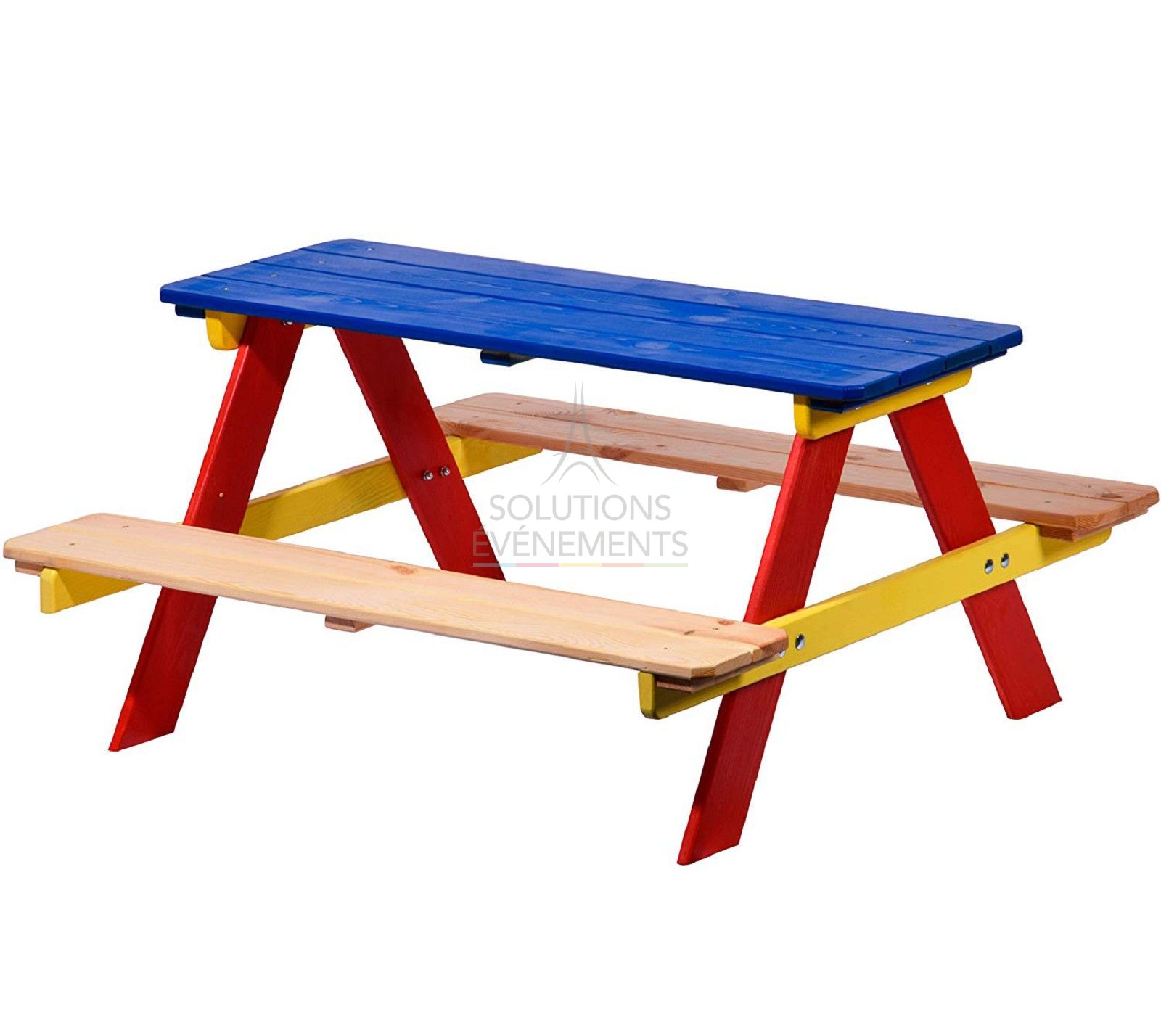 Rental of table with bench for children