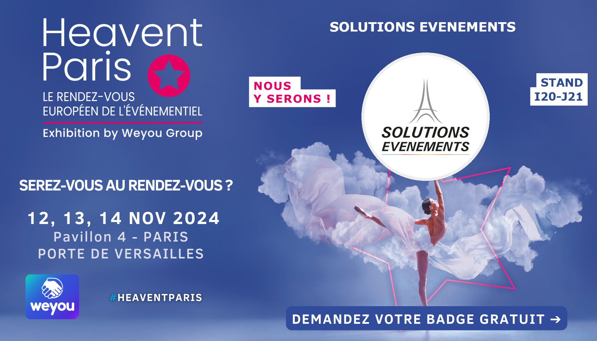 Heavent Paris 2024 : préparez-vous pour trois jours d'inspiration, de rencontres et d'afterworks survoltés !