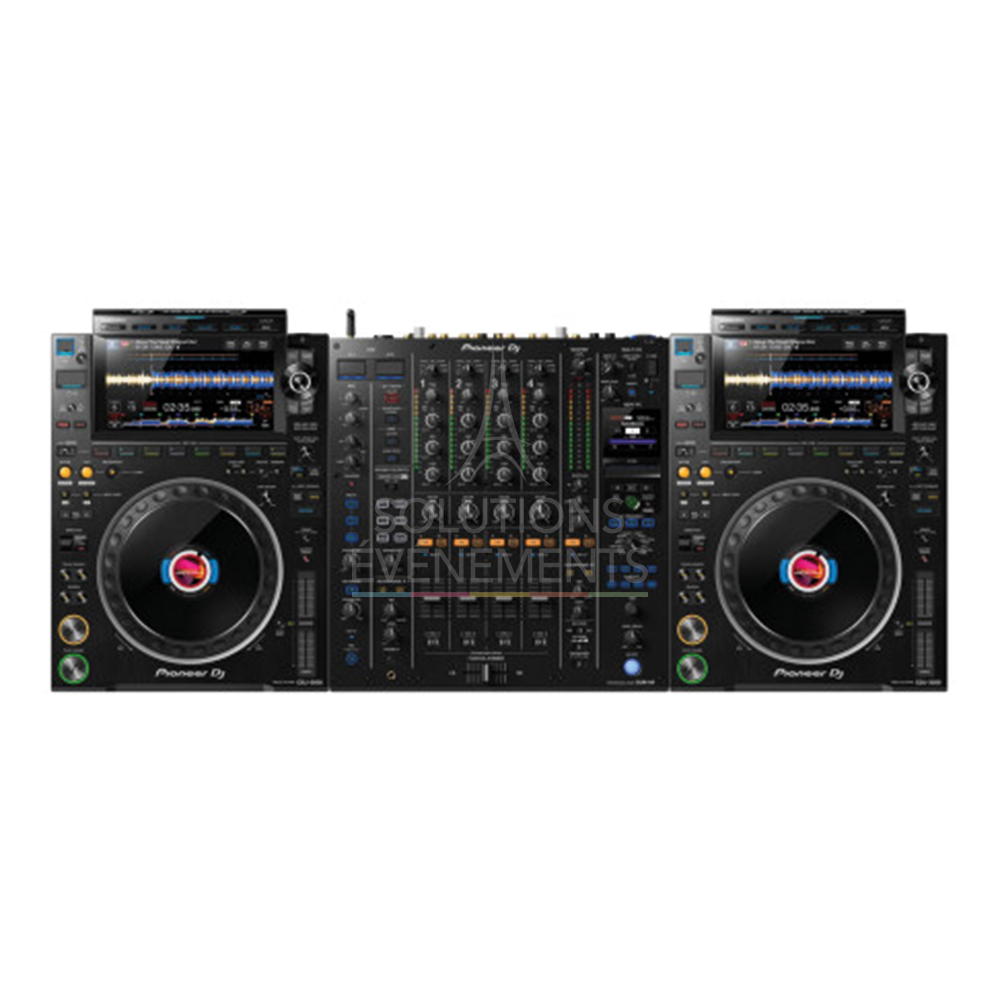 Rental of a Pioneer CDJ 3000 and DJM A9 Pioneer DJ control room