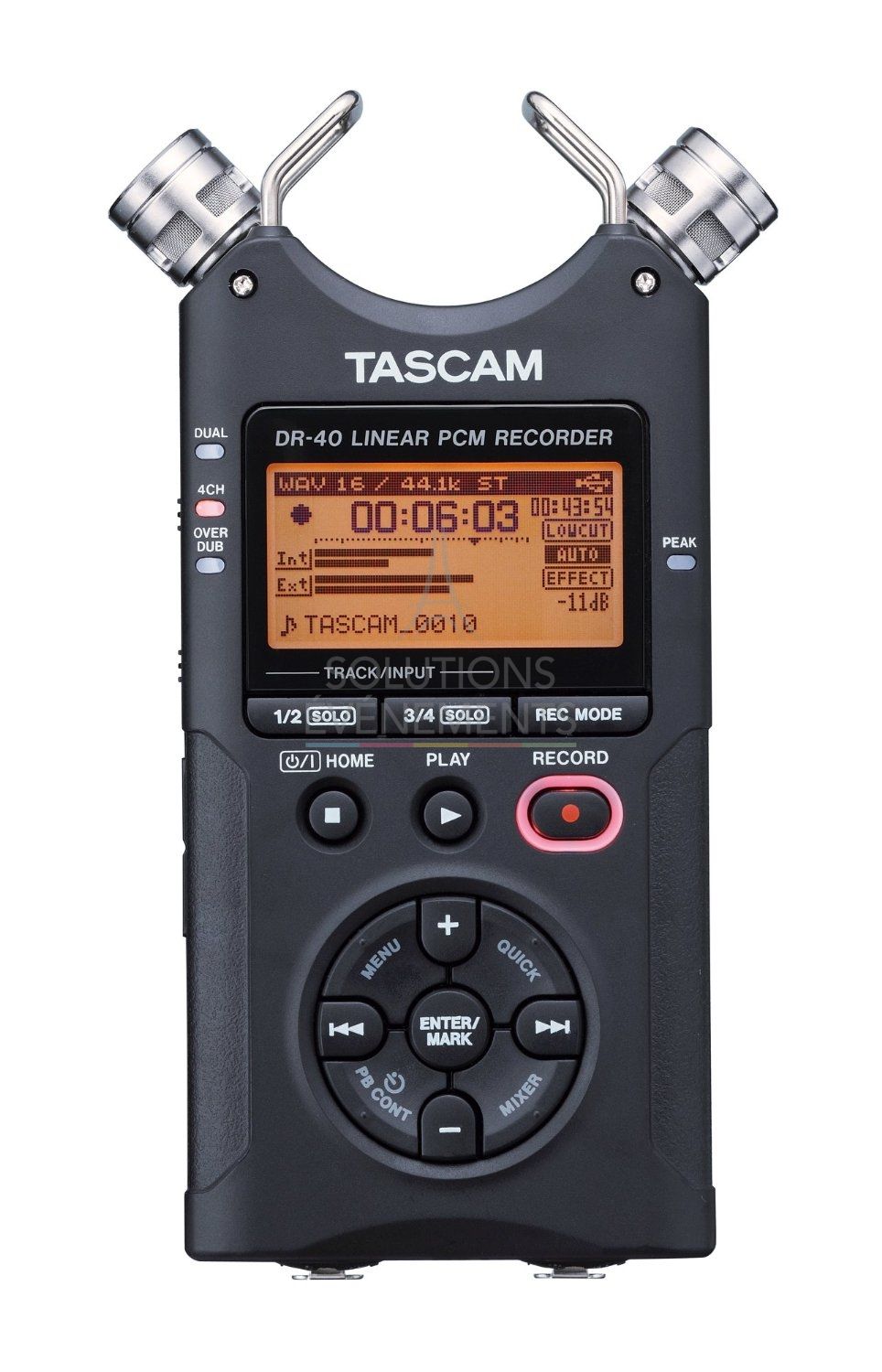 Tascam DR-40 Rental - Portable WAV/MP3 Digital Audio Recorder
