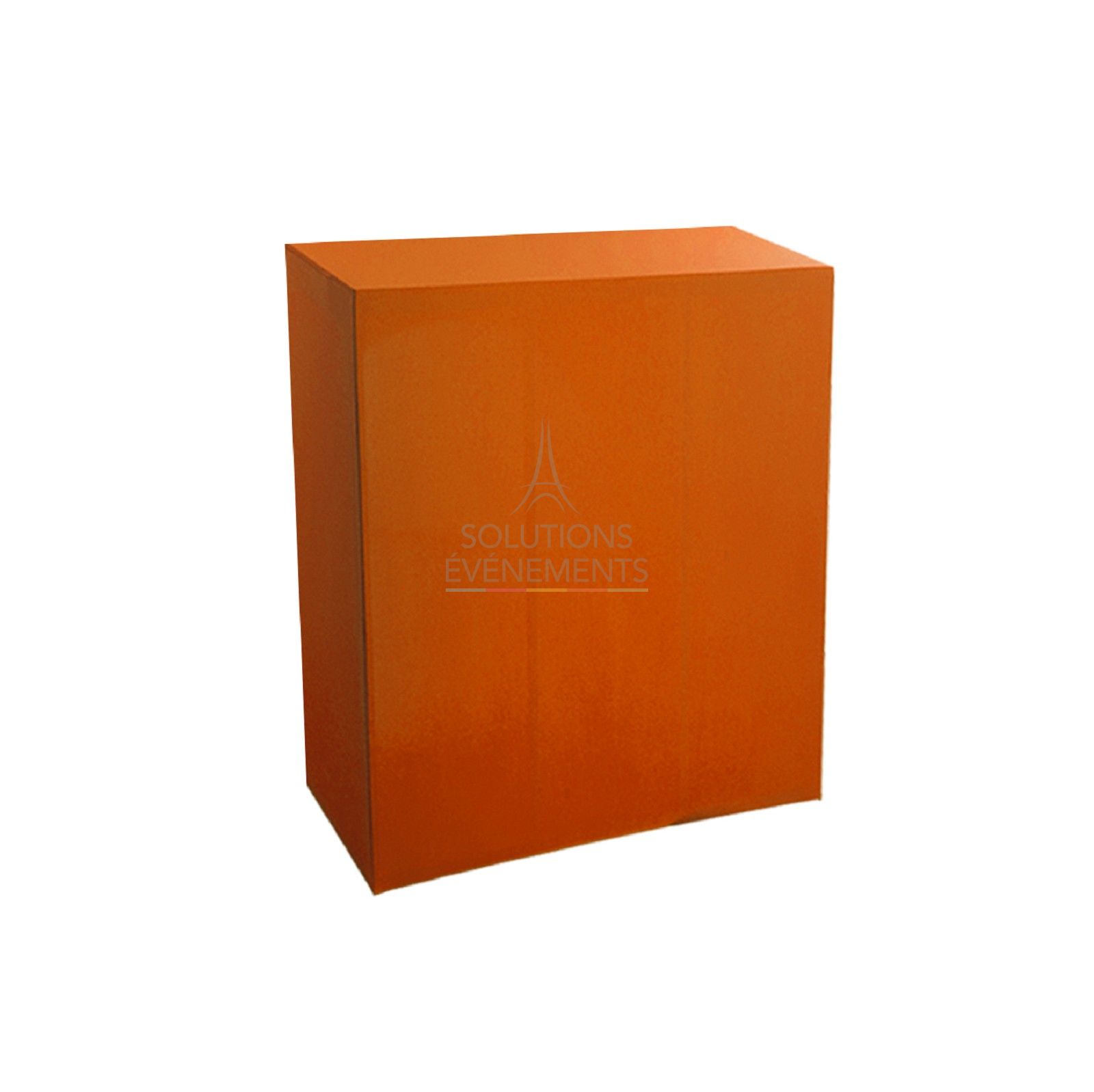 Rental of Quarter designer buffet with an Orange cover