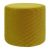 Rental of saffron yellow pouf stool.