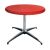 Rental of red coffee table diameter 70cm