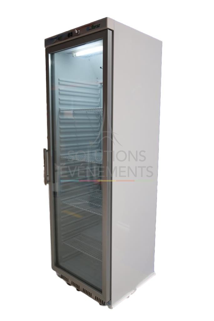 Refrigerated cabinet with glass door 400 liters