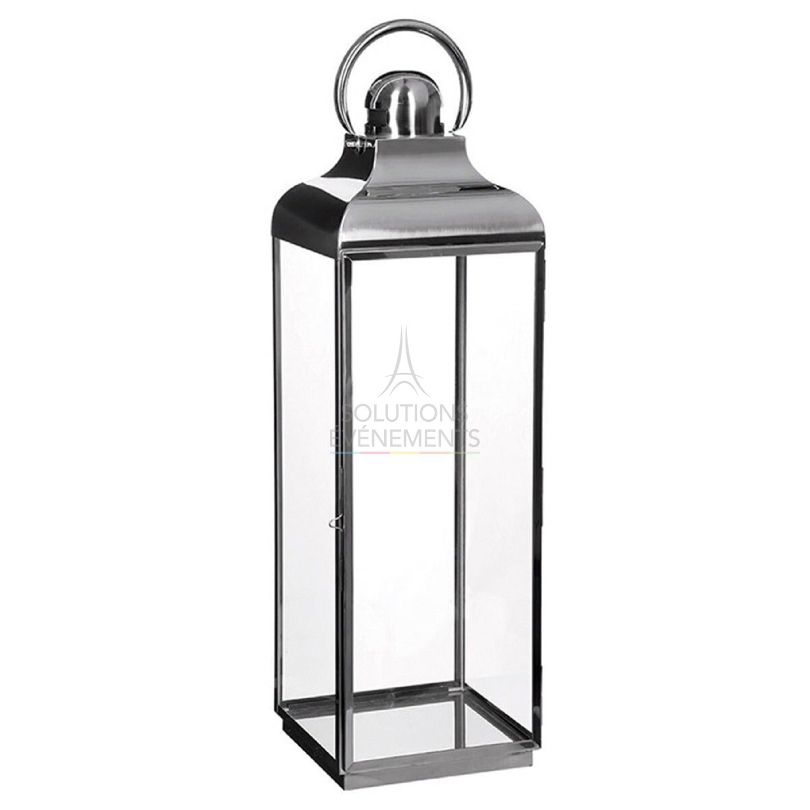 Stainless steel lantern rental for candle