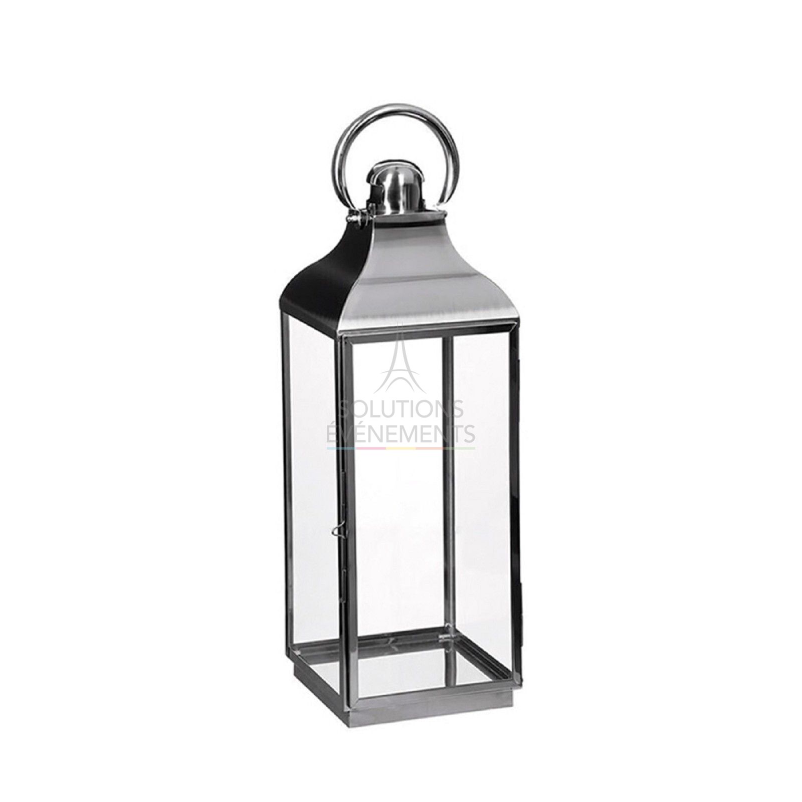 Stainless steel lantern rental for candle