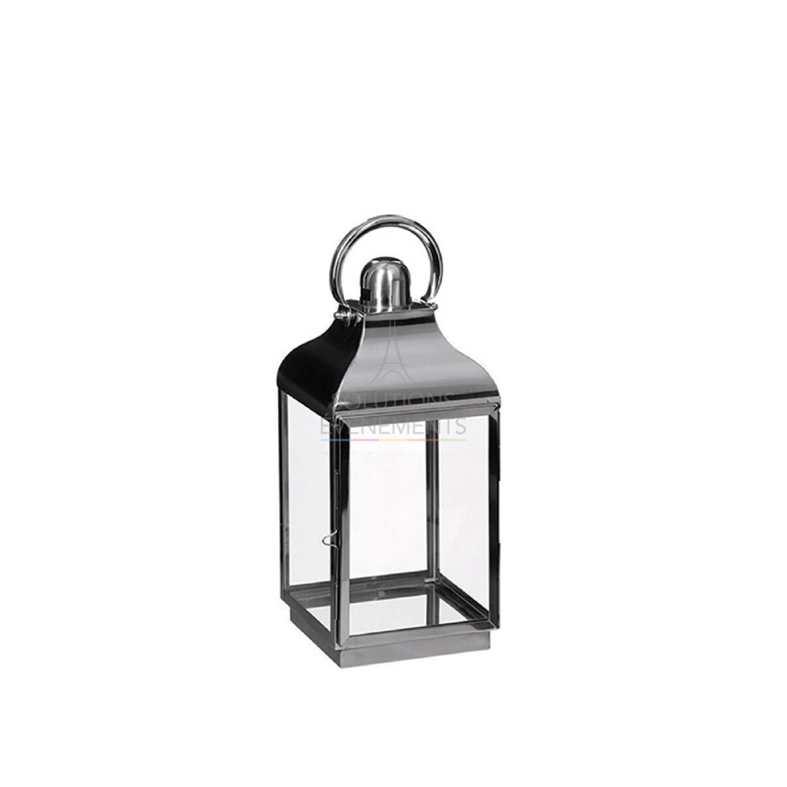 Stainless steel lantern rental for candle