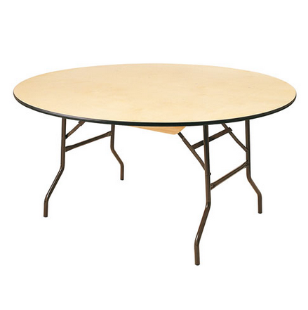 Rental of round wooden table with a diameter of 180cm (10-12 people)