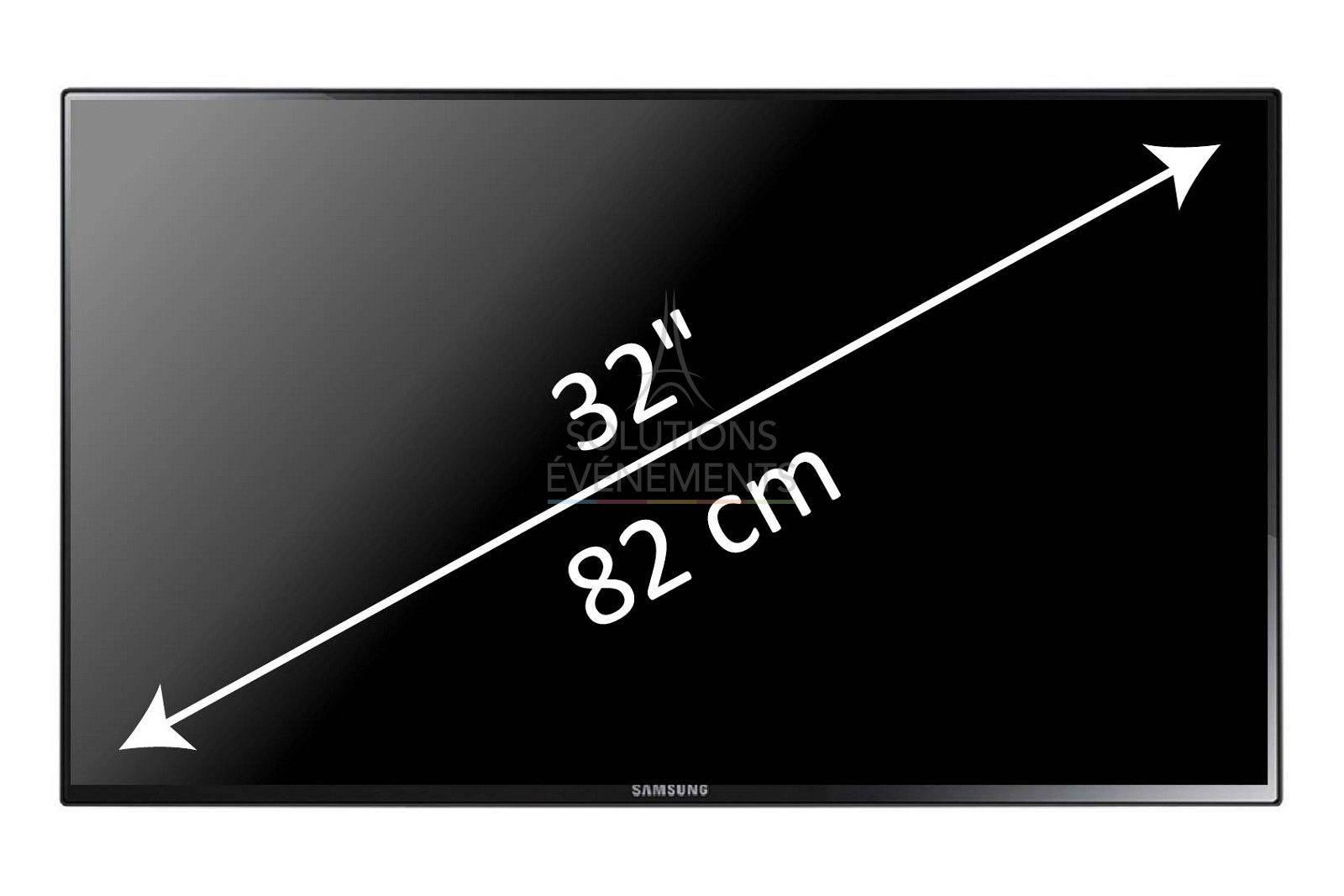 Samsung brand flat screen monitor rental. ED32D Series