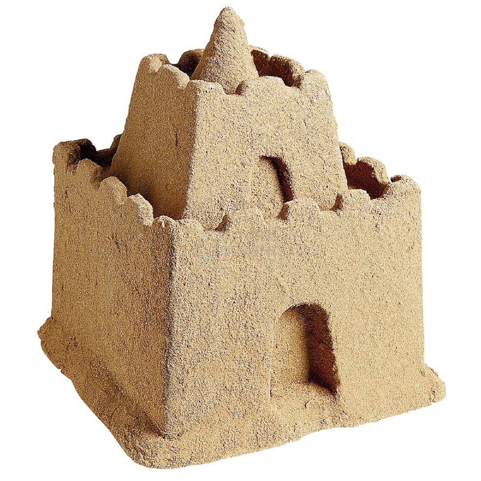 Fake sand castle decoration rental
