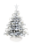 Decorated Christmas tree Polar 150 cm