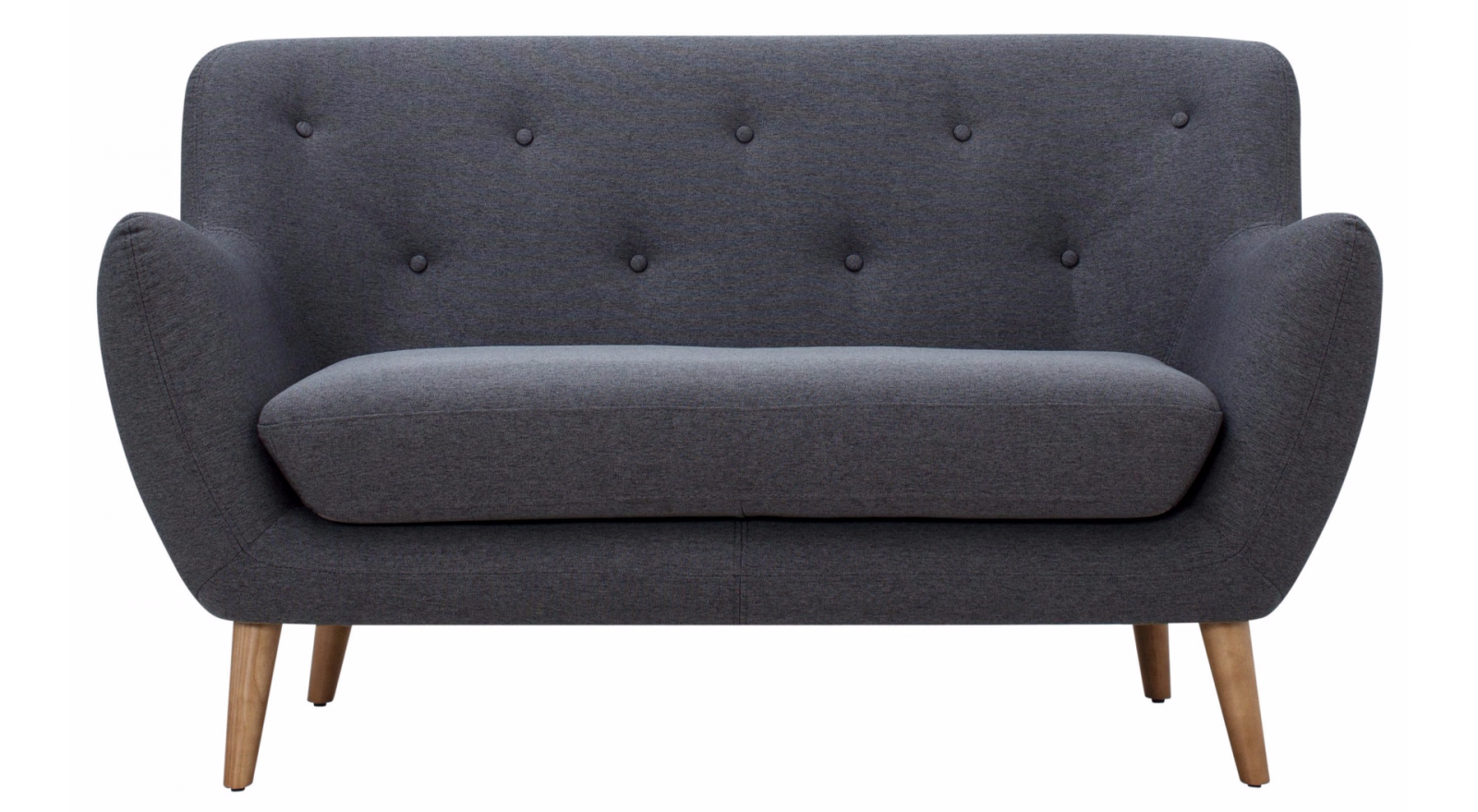 Scandinavian style designer sofa rental for two people