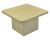 Rental eco-responsible wooden coffee table square top