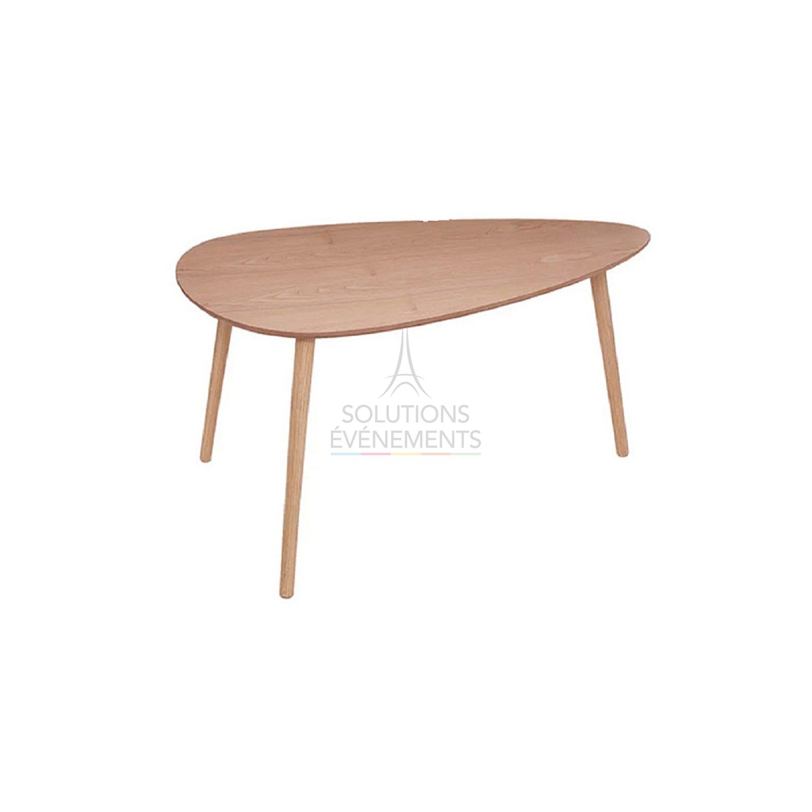 Scandinavian style coffee table rental