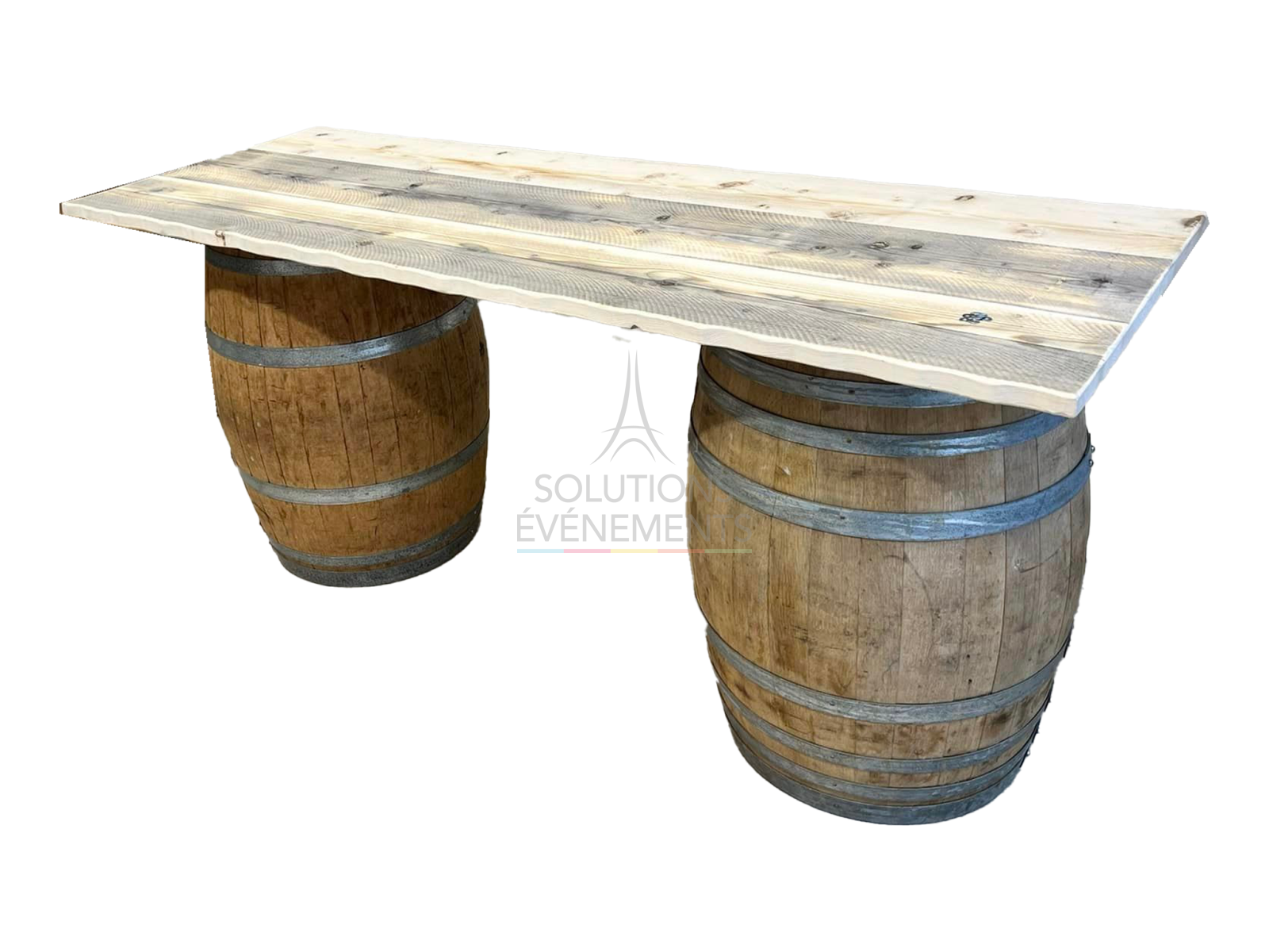 Eco-responsible Sommelier Buffet Table Rental