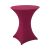 Rental of high standing dining table. Fuchsia pink