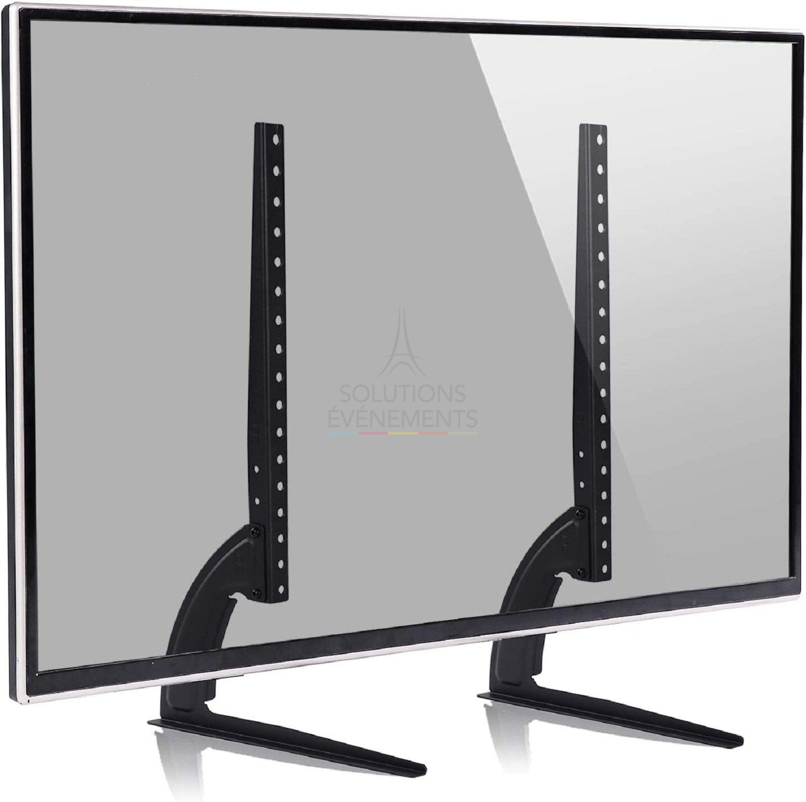 Rental of a table support for 32 to 55 inch flat screen with adjustable height